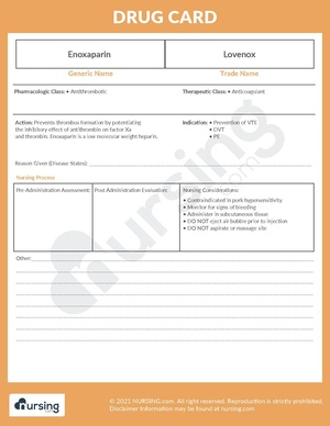 Drug Card Enoxaparin (Lovenox).pdf