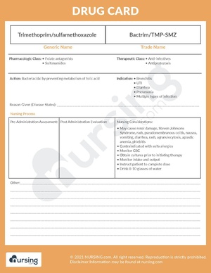 Drug Card Sulfamethoxazole (Bactrim).pdf
