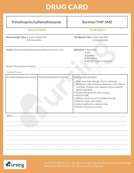 File:Drug Card Sulfamethoxazole (Bactrim).pdf