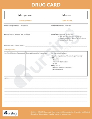 Drug Card Meropenem (Merrem).pdf