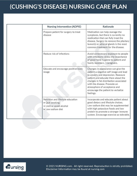 File:Example Care Plan Cushing’s Disease.pdf